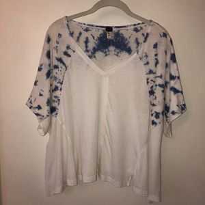 Free People Tie-Dye Sleeve Tee
